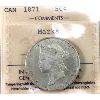 Image 1 : 50-cent 1871 ICCS F15 (Marks)