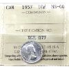 Image 1 : 10-cent 1957 ICCS MS66