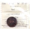 Image 1 : 1-cent 1950 ICCS SP64 Red. Attractive hues of deep purple mixed with red!