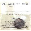 Image 1 : 10-cent 1903H ICCS MS65! Low Pop, Flashy Coin with Choice Gold and Violet Tones Throughout