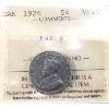 Image 1 : 5-cent 1926 Far 6 ICCS VF20 *Key Variety*