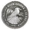 Image 1 : Australia Silver 1991 2oz. Kookaburra Fine Silver Proof in Original Display with COA