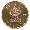 Image 2 : Rhodesia Gold 1966 3-Piece Set (Contains 1.53oz. Pure Gold). 