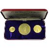 Image 1 : Tonga Gold 1962 Salote The First Gold Coins of Polynesia 3-Piece Set (1.675oz. Pure)