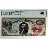 Image 1 : USA 1869 FR#18 $1 Star Note PMG VF20 Allison-Spinner. Attractive Note 