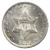 Image 2 : USA 1851 3-cent GEM BU (MS65)