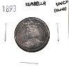 Image 1 : USA 1893 Isabella Quarter UNC+ (MS62) Lightly Cleaned