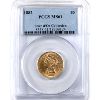 Image 1 : USA Gold 1882 $5 Liberty Head Half Eagle PCGS MS61, Rive d'Or Collection