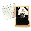 Image 1 : 1989 Gold $50 Commemorative 1oz. Maple Leaf Issue Fine Gold in Wood Display Case (Tax Exempt)