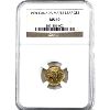 Image 1 : 1994 Gold $2 NGC MS69, 1/15oz .9999 Gold *Rare!* (Tax Exempt) 
