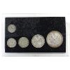 Image 2 : USSR Second Silver Coinage 1924-1931 5-coin Set in Hard Plastic Holder *Rare!*