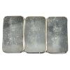 Image 2 : 3x Vintage Consecutive Johnson Matthey 1oz .999 Fine Silver Bars with Blank Back (Tax Exempt)