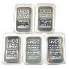 Image 1 : 5x Consecutive Johnson Matthey 1oz 'TD' Logo Reverse Promotional Bars (Tax Exempt)
