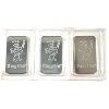 Image 2 : SCARCE! 3x Consecutive Johnson Matthey 1oz Fine Silver Bars with 'King Koil' Reverse (TAX Exempt)