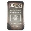 Image 1 : Johnson Matthey 2oz Fine Silver Bar with Triple Purity Line Stamping - Blank Reverse (Tax Exempt).