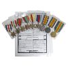 Image 1 : Great Britain 3x WWI Medals-All NAMED & 6x WWII Star Medals. 9pcs.