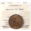 Image 1 : 1-cent 1859 Narrow 9 ICCS MS64 Red