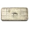 Image 2 : Scarce Silvertowne 10oz Fine Silver Bar. Serial #28035 with Waffle Pattern Reverse.
