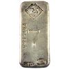 Image 1 : *Scarce! Johnson Matthey 20oz Fine Silver Bar with Sideways Serial Number on the left (Tax Exempt)
