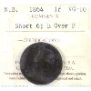 Image 1 : New Brunswick 1-cent 1864 Short 6, E/F ICCS VG10