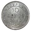 Image 3 : Newfoundland 10-cent 1940 Re-Engraved Date ICCS MS62. Bright coin with strong lustre