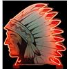 Image 1 : Old Indian Chief Neon Sign From Idaho Curio Shop