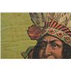 Image 3 : 1903 Indian Chief Chromolithograph On Fabric