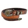 King Ranch Buckle and Leather Belt