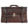 Image 1 : Western Range Corp Montana Tooled Briefcase