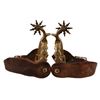 Image 1 : Hercules Bronze Snow Flake Rowel Spurs