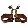 Image 2 : Hercules Bronze Snow Flake Rowel Spurs