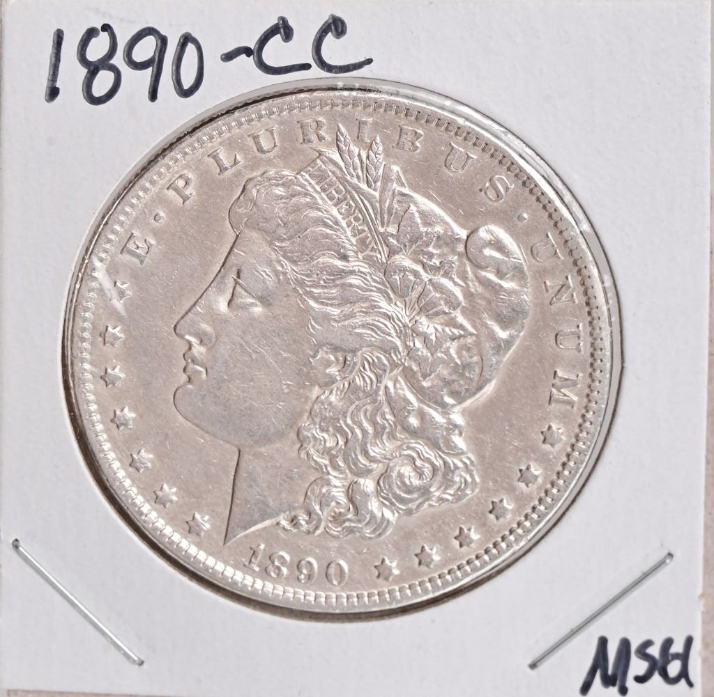 1890 Carson City Silver Dollar