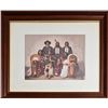 Image 1 : Ute Chief Severa Framed Chromolithograph