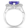 Image 2 : 4.22ct Tanzanite 14K White Gold Ring