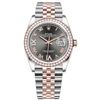 Image 1 : Rolex 36MM Datejust SS/RG With Diamond Bezel Model # 126281RBR