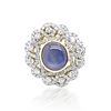 Image 1 : 3.35ct Natural Ceylon Star Sapphire 18K Yellow Gold Ring