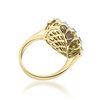 Image 3 : 3.35ct Natural Ceylon Star Sapphire 18K Yellow Gold Ring