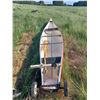 Image 1 : QUICKSILVER III 12 FT FIBERGLASS CANOE WITH PADDLES