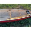 Image 3 : QUICKSILVER III 12 FT FIBERGLASS CANOE WITH PADDLES