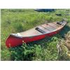 Image 4 : QUICKSILVER III 12 FT FIBERGLASS CANOE WITH PADDLES