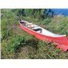 Image 5 : QUICKSILVER III 12 FT FIBERGLASS CANOE WITH PADDLES