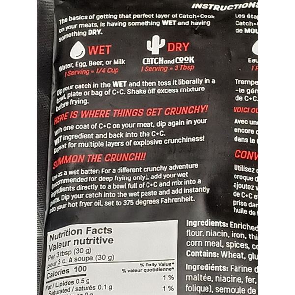 CATCH&COOK 11 SERVING SPICY PIGANTE FISH AND GAME MIX