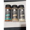 Image 1 : CATCH&COOK GAME SPICE 3 BOTTLES, CHIPOLE, SMOKED SALT, GARLIC
