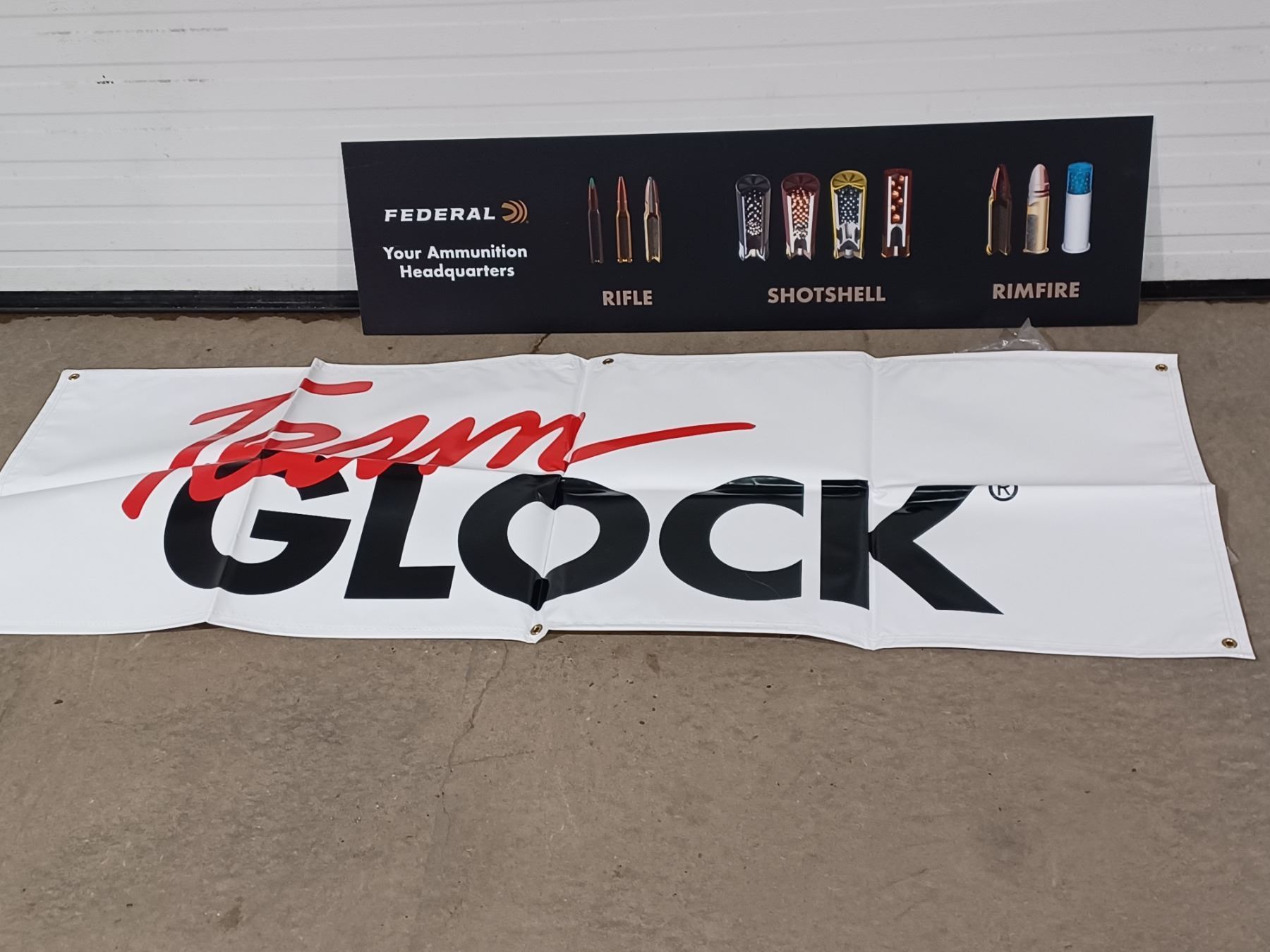 Team Glock Banner – Brand New, Never Folded, Perfect For Display