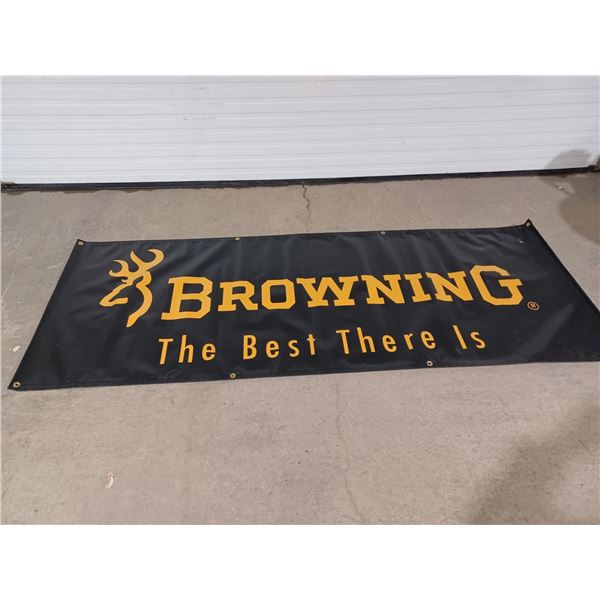 LARGE 36X72" BROWNING BANNER WITH GROMMETS