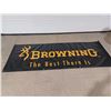 Image 1 : LARGE 36X72" BROWNING BANNER WITH GROMMETS
