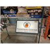 Image 1 : THOMPSON CENTREFIRE LIGHTED SIGN 14'X24' WORKS GREAT