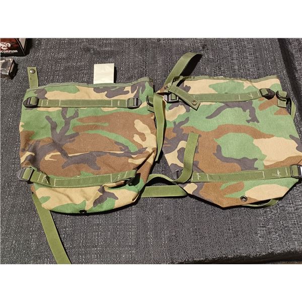 TWO CAMO AMMO BAGS 10 X 15"