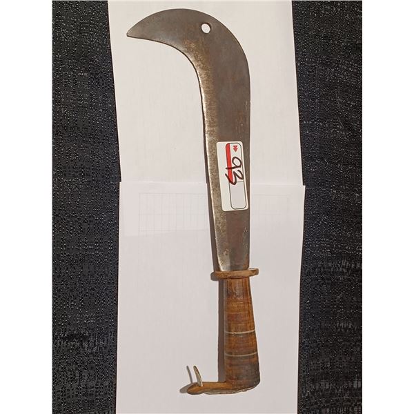 CURVED TIP CUSTOM MADE MACHETE