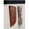 Image 1 : DAMASCUS STEEL KNIFE COMES WITH SHEATH